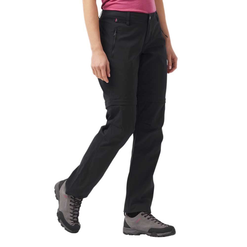 Odlo Women Zip-Off Hiking Pants WEDGEMOUNT, Black, 38