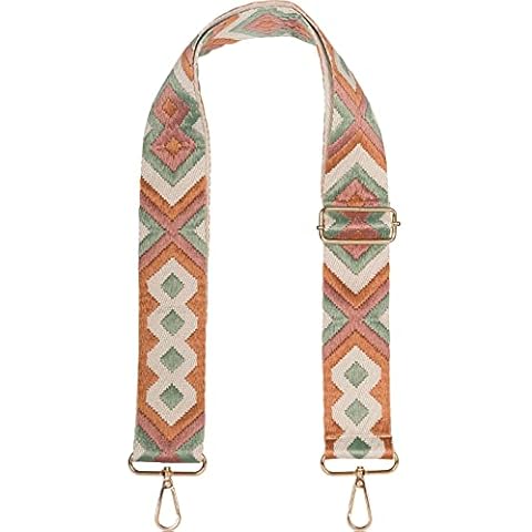 styleBREAKER Correa de Bolsa de Cambio con patrón étnico Colorido Cover