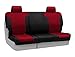 Coverking Custom Fit Rear 60/40 Bench Seat Cover for Select GMC Sierra 1500/2500 Models - Neoprene (Red with Black Sides)