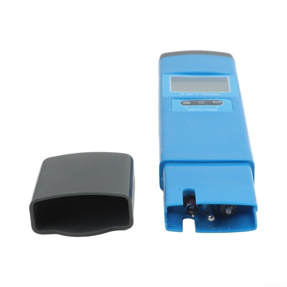 3 in 1 Tester di qualità dell'acqua ORP per cl Temp LCD 3 in 1 qualità