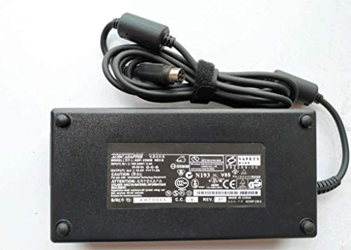 4-Hole Ac/Dc Adapter Charger Compatible with Chicony 19.5V 11.8A 230w A12-230P1A Adp-230TBT ADP-230EB T for Clevo P170EM P770DM P770DM-G P651HS for Eurocom Sky X6 Power Supply