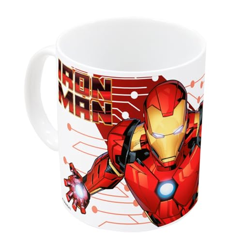 ms móvil shop Taza Cerámica Desayuno IRON MAN Capacidad 325ml