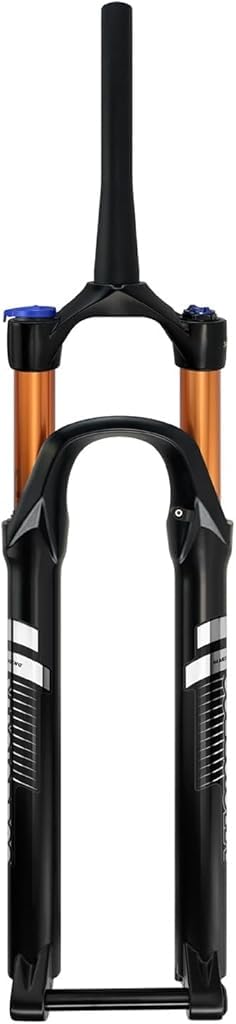 HOMSXPAC Mountain Bike Front Forks 27.5/29inch Bikes Travel 140mm 1-1/8" Straight/tapered Air Fork Rebound Damping 15 * 110mm Thru Axle Boost Manual/Remote(Tapered-manual,GO