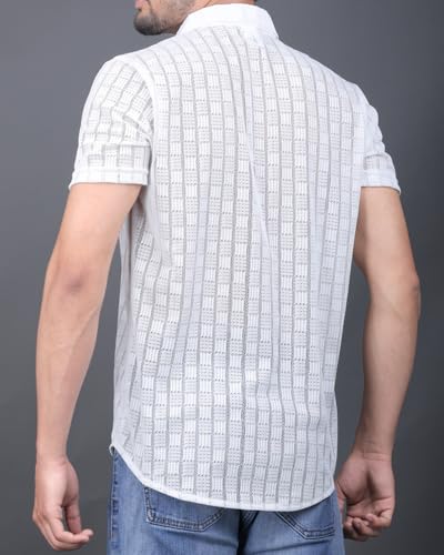Image of Noble Monk Men's Regular Fit Polo Shirt | 3 /4 Sleeve | Casual Shirt for Men