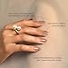 KISS Bare but Better, Press On Nails, Nail glue included, 'Nude Nude', Color, Medium Size, Coffin Shape, Includes 28 Nails, 2g glue, 1 Manicure Stick, 1 Mini File