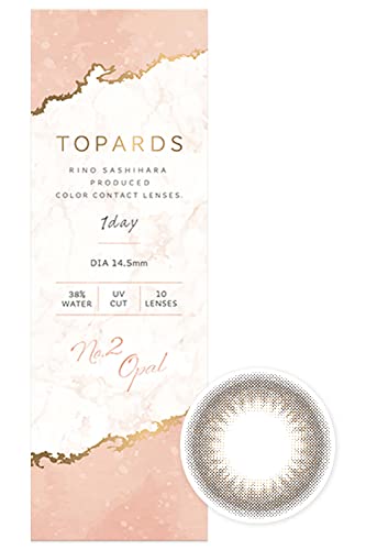 カラコン TOPARDS トパーズ 指原莉乃 さっしー ワンデー 10枚入り オパール（度なし）[0.00]のサムネイル
