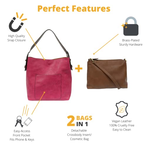 Image of Joy Susan Womens Faux Leather: Hobo 2-in-1 Handbag