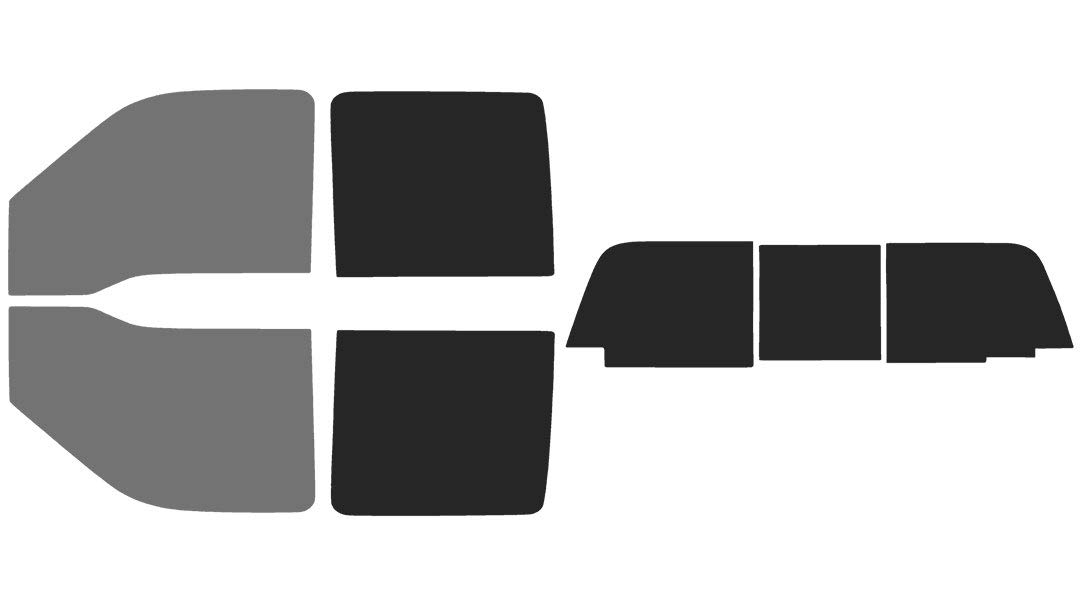 The Tint Effect Precut Window Tint Kit Compatible with Ford F-250 F-350 Super Duty Crew Cab Truck (2008-2016)(Full: 45% Front / 15% Rear &amp; 3 piece Power Slider w/defrosters) Automotive Film