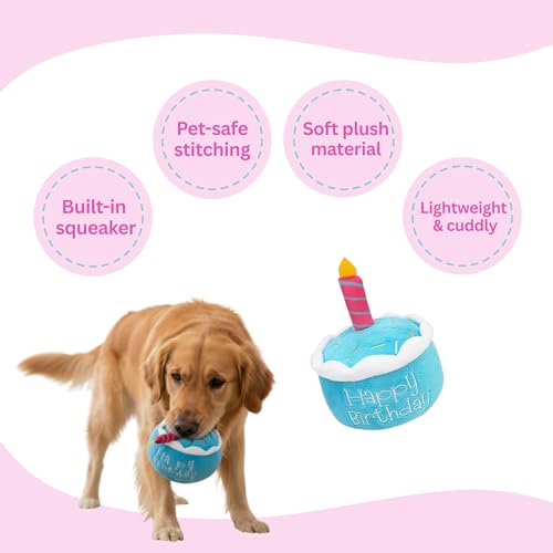 Juguete de peluche para perros Glow Pups azul miniatura 3