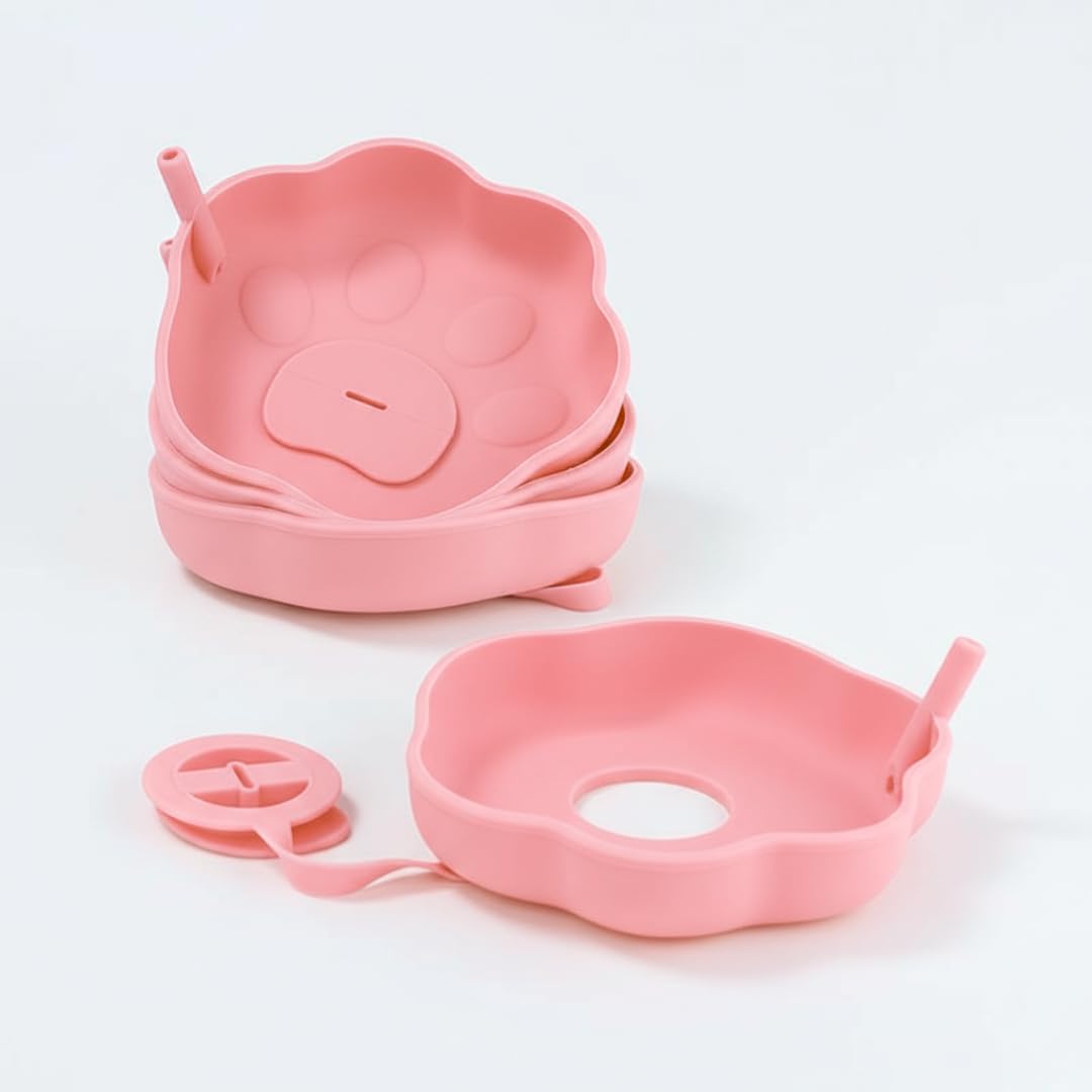 JSRM Kids Silicone Popsicle Drip Catcher – Reusable Mess-Free Ice Cream Holder (Pink)-image-39