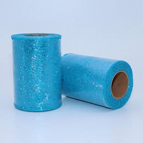 Longyitrade, rotolo di tulle con lustrini, per