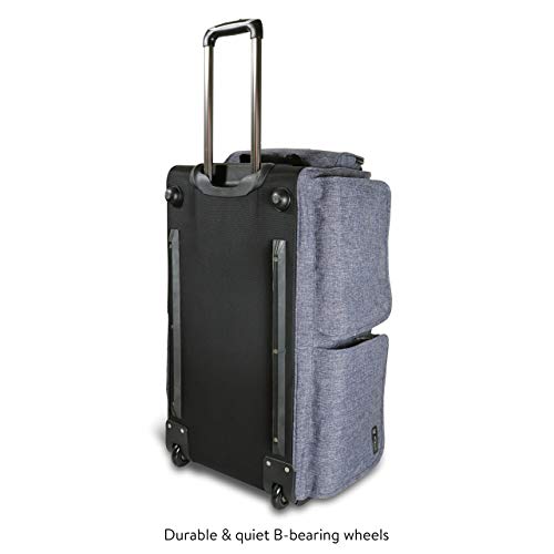 Mavii Costume Rack Duffel-Wheeled 28 Inch Collapsible Bag, Grey, One Size