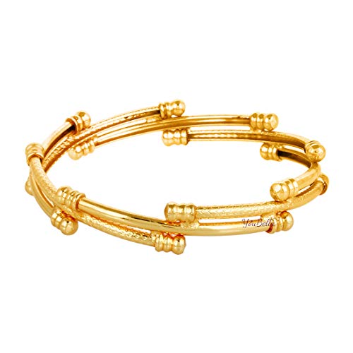 YouBella Fashion Jewellery Traditional Gold Plated Bracelet Bangl...