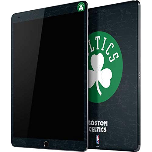 Skinit Decal Tablet Skin Compatible with iPad Air 13in M2 (2024) - Officially Licensed NBA Boston Celtics Black Secondary Logo Design