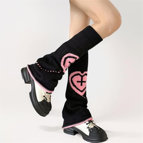 Image of Goth Leg Warmers Women Cute Y2k Harajuku Punk Rave Emo Grunge Winter