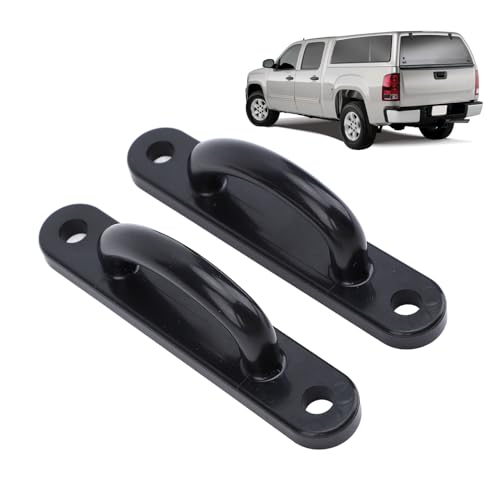 Rotary Latch D Striker Plate, Compatible with Century, for LEER Model 100LE 100XL, for Glasstite, for ARE, for Ranch, 5423020000 Replacement for Truck Cap Glass Doors, 4in, 2PCS