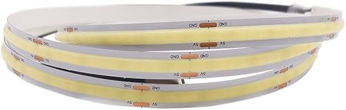 Miniatura 7 de Tira de luces LED COB de 3.28 pies, 3.3 ft, 320 LED, alimentada por USB, tira de luz de alta densidad para retroiluminación de TV, dormitorio,