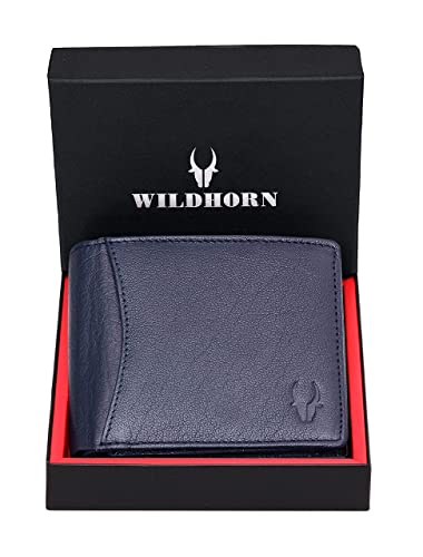 WILDHORN Genuine Leather Hand-Crafted Wallet For Men, Bifold Leather Wallet ,Model-WH1173