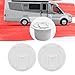 EVGATSAUTO 2Pcs RV Electrical Cable ABS RV Power Cord Snap on Cable Cover Round Electric Wire Cover with Mounting Screws for 30A Wire