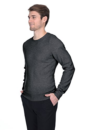 State Fusio Men’s Basic Crewneck Sweater 100% Merino Wool Classic Long Sleeve Pullover2