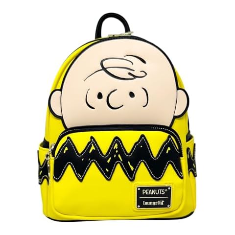 Loungefly Peanuts Charlie Brown Cosplay Womens Double Strap Shoulder Bag Purse Cover