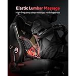 AutoFull M6 Gaming Chair, Ventilated and Heated Seat Gaming Chair with 360° Adjustable Armrest, AUTO Dynamic Tracking Lumbar Support Ergonomic Office Chair with Footrest, Black - Image 4