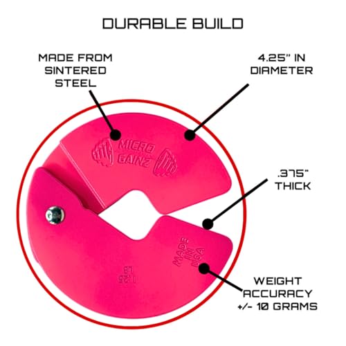 Image of Micro Gainz 1.25LB Dumbbell Fractional Weight Plates, 2-Piece