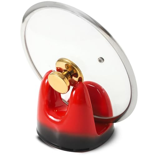 Nihow Ceramic Pot Lid Holder While Cooking for Kitchen Counter/Stove Top