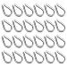 Healvian 30pcs Stainless Steel for Wire Rope Rigging Cable Ends Easy Installation Triangular Design for Applications