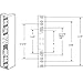Prime-Line C 1113 White Diecast Outside Sliding Patio Door Pull (Single Pack)