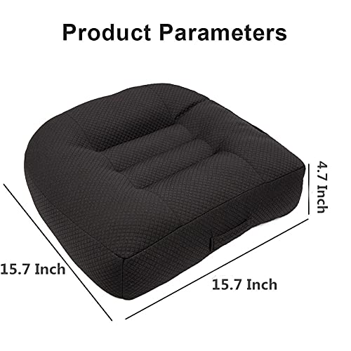 Srutirbo HGH Car Booster Seat Cushion Raise The Height For Short People Driving Hip (Tailbone) And Lower Cack Fatigue Relief Suitable thumb #6