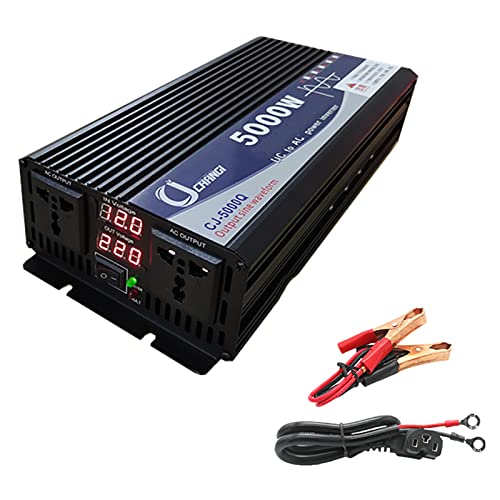 Inversor De Energia Para Carro 3000W-5000W,Inversor De Onda Senoidal Pura,Conversor Dc 12V/24V/48V/