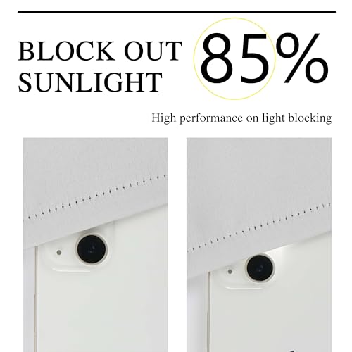 Homechoice Decor Thermal Insulated Blackout Window Curtains, 42" W x 63" L (Pair), Boho Ruched Window Treatments with 3 Rows of Butterfly Flowers, Rustic Rod Pocket Drapes for Room, Peach Pink (LQ-30) - Image 6