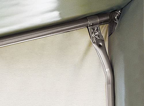 DWT Andruckstange Vorzelte, teleskopierbar, 170-270 cm, ø 25 mm Aluminium, Quick Grip, Zeltzubehör für Winddichte, 1 Stück, Ausführung:2 STK.