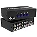 Fosmon A1602 RCA Splitter with 3-Way Audio, Video RCA Switch Box + RCA Cable for Connecting 3 RCA Output Devices to Your TV