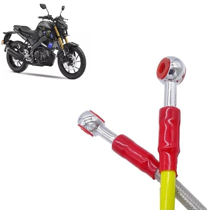 GadiBike Bike Universal Hydraulic Disc Brake Hose Pipe Disc Pipe(75 CM) Compatible with Suzuki Hayate 1