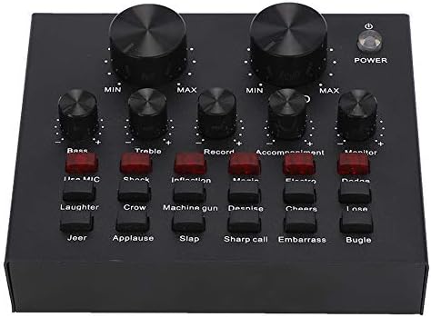 Multipurpose External Sound Card,Smart Adjust Background Music Live ...