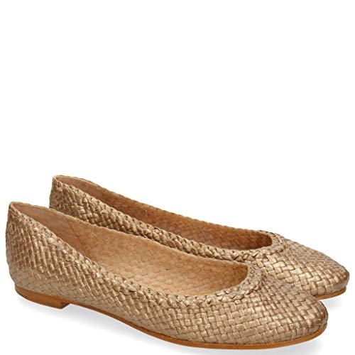 MELVIN & HAMILTON MH HAND MADE SHOES OF CLASS Kate 5_Woven Rame LS Natural