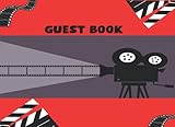 Guest Book: Hollywood Party Keepsake guest book  Photo Space Book for wedding Birthday Party Celebration Special Memories 