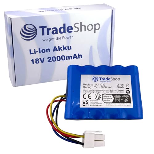 Trade-Shop Li-Ion Akku 18V / 2000mAh kompatibel...