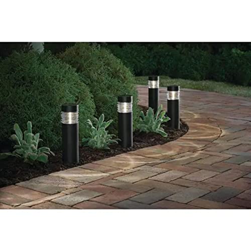 Home Depot 6 Pack Solar Outdoor Pathway Lights, Led Garden Lights Auto On/Off Weather Resistant 8 Hours Operating Time, Black #TOP3