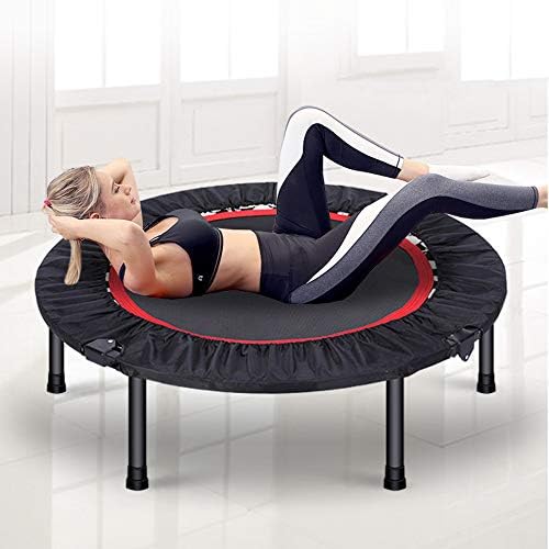 Indoor Mini Fitness Trampoline With Adjustable Handle, Home Exercise Foldable Trampoline Rebounder, Height-adjustable Jumping Trampoline For Indoor/Outdoor, Max Weight: 150kg