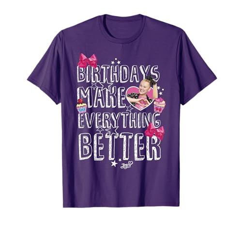 Nickelodeon JoJo Siwa Better Birthdays T-Shirt Small