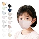 [Hellozebra] 子供用マスク 不織布 3D 立体マスク 子供 バイカラー【2026春夏·新色追加】30枚 子どもマスク 小さめ 女の子 男の子 息がしやすい 耳が痛くならない 飛沫対策 花粉用 コドモヨウマスク 小学生 こども 3歳 4歳 9歳 マスクキッズ ライラック×紐ワインローズ