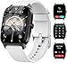 Reloj Inteligente Mujer Hombre con Llamadas Bluetooth y Voz AI, 1.85'' Smartwatch con Whatsapp Notificación, Pulsómetro/SpO2/Sueño/Podómetro, 110+ Modos Deportivos, Impermeable IP68 para iOS/Android