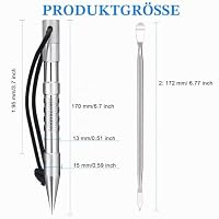 Ferraycle Edelstahl Fid Satz Paracord FID Marlinspike Satz Paracord Nähen Schnürung Nähen Nadeln und Glättung Werkzeug Knotter Werkzeuge für Leder oder Paracord Arbeiten – Ansicht 4