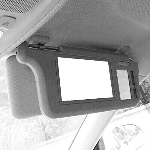 7 Inch Car Sunvisor Interior Rear View Mirror Screen LCD Monitor DVD/VCD/AV/TV Player Rear Camera(Right) Sun Visor
