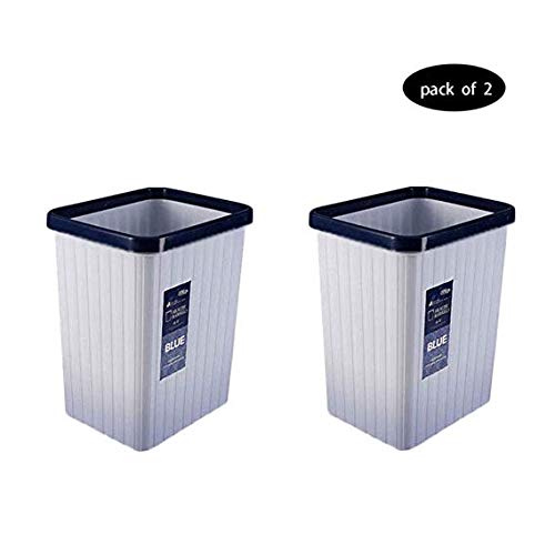 Poubelle peut poubelle cuisine 4,6L anti-encombrement lot de 2 pour placards étroits