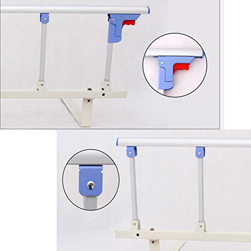 Barrières de lit garde pliables pour sécuriser les soins de santé - 7