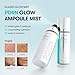 VT COSMETICS PDRN Glow Ampoule, PDRN Facial Mist, Deep Hydration Spray Serum, Vegan Skin Care, Light-weight Face Moisturizer, Plumping Effect, Fragrance-Free, Korean SkinCare (3.38 fl oz / 100 ml)